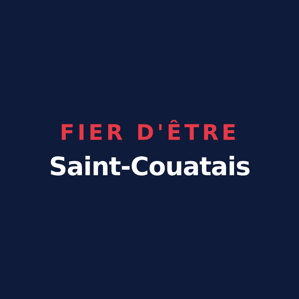 T-shirt « Fier d'être Saint-Couatais » — design pour Saint-Couat-d'Aude