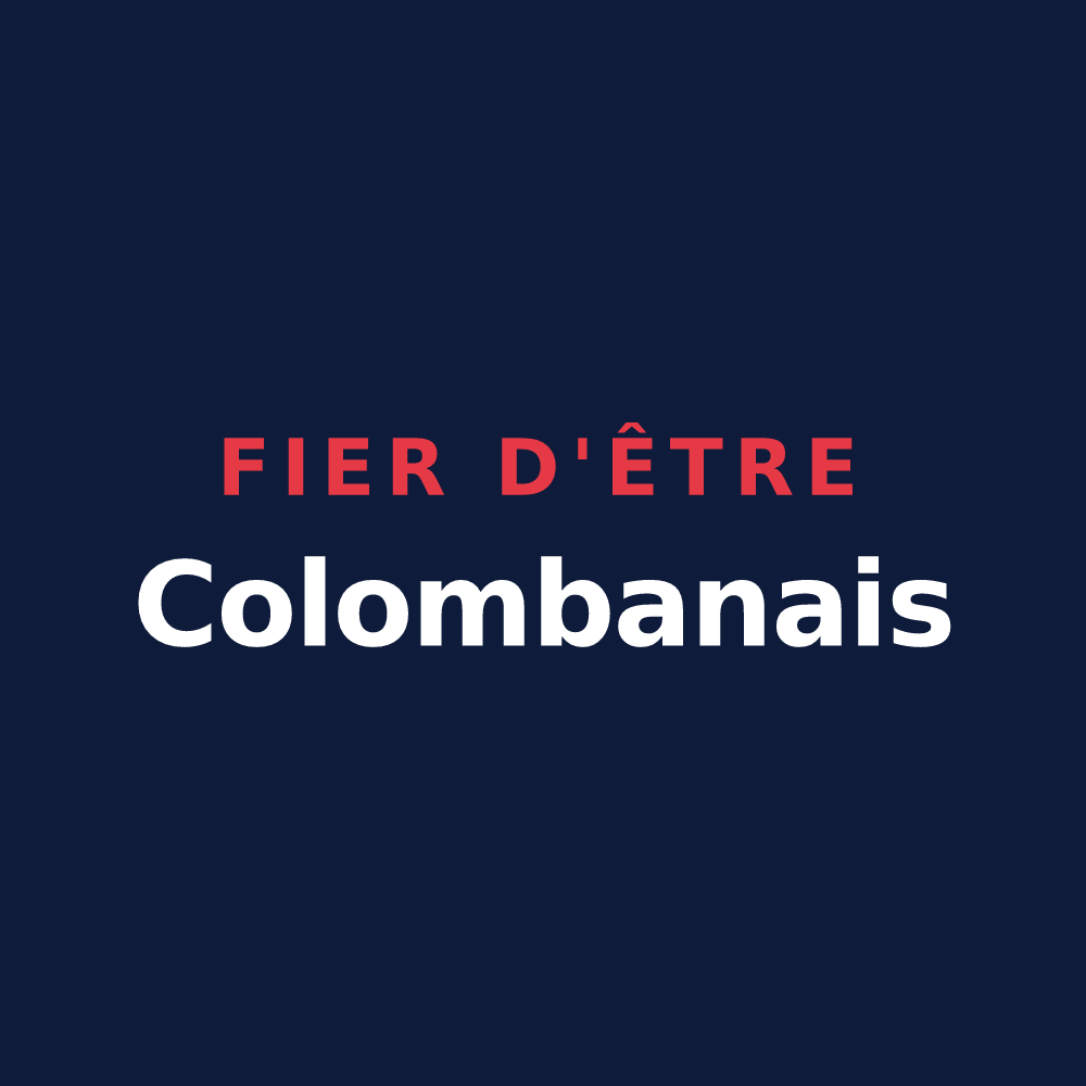 T-shirt « Fier d'être Colombanais » — design pour Saint-Coulomb