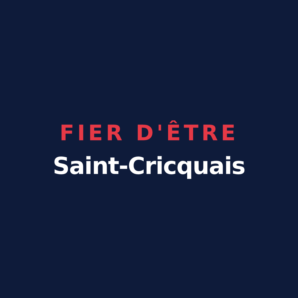 T-shirt « Fier d'être Saint-Cricquais » — design pour Saint-Cricq-du-Gave