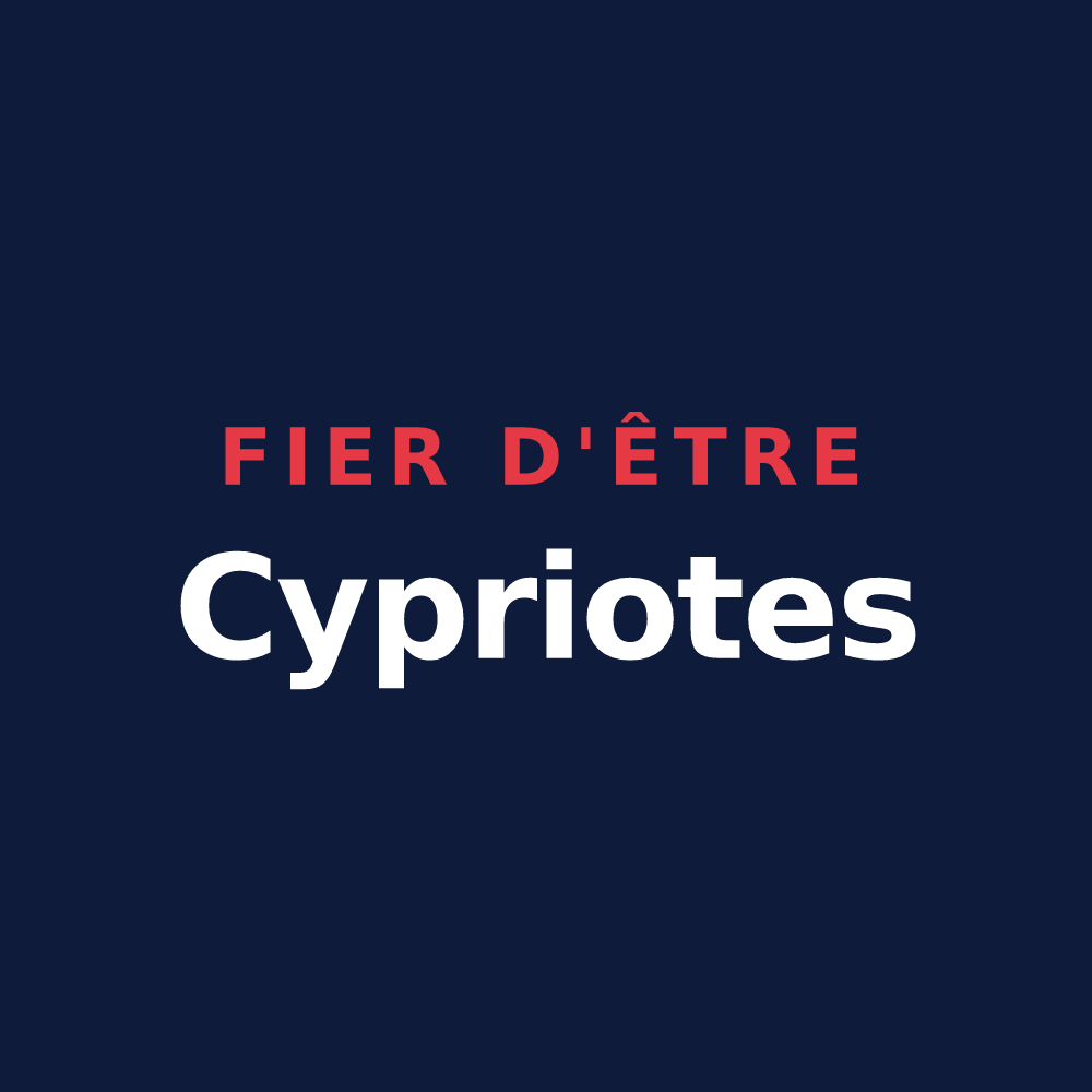 T-shirt « Fier d'être Cypriotes » — design pour Saint-Cyprien