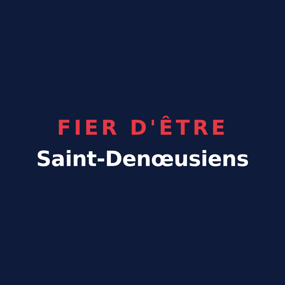T-shirt « Fier d'être Saint-Denœusiens » — design pour Saint-Denœux