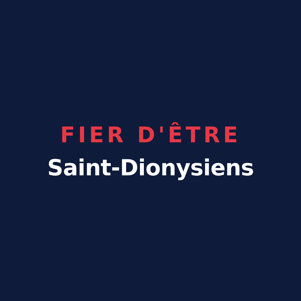 T-shirt « Fier d'être Saint-Dionysiens » — design pour Saint-Denis-d'Augerons