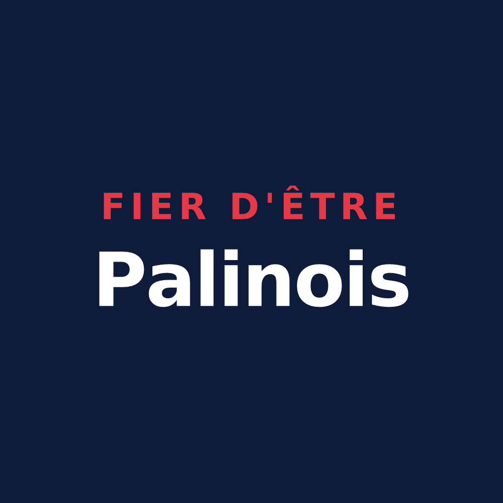 T-shirt « Fier d'être Palinois » — design pour Saint-Denis-de-Palin