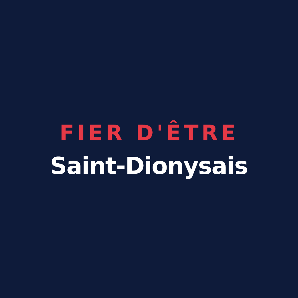 T-shirt « Fier d'être Saint-Dionysais » — design pour Saint-Denis-en-Margeride