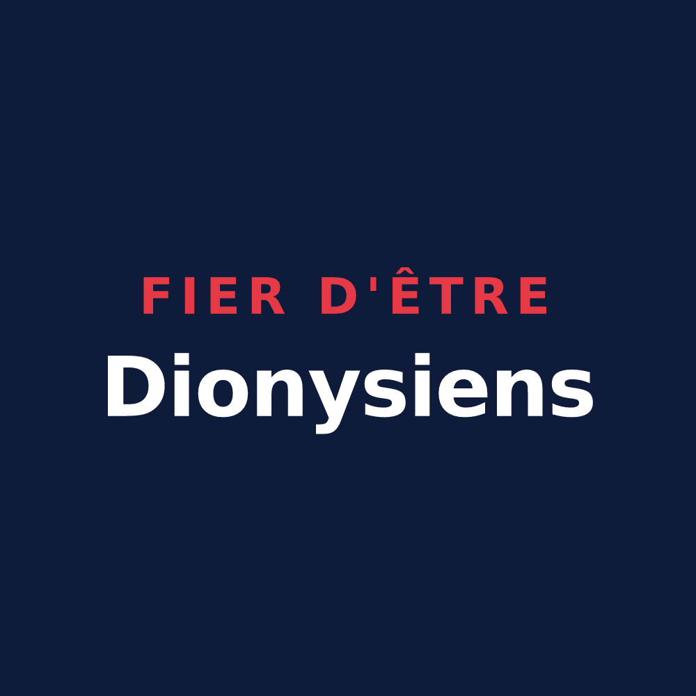 T-shirt « Fier d'être Dionysiens » — design pour Saint-Denis-en-Val