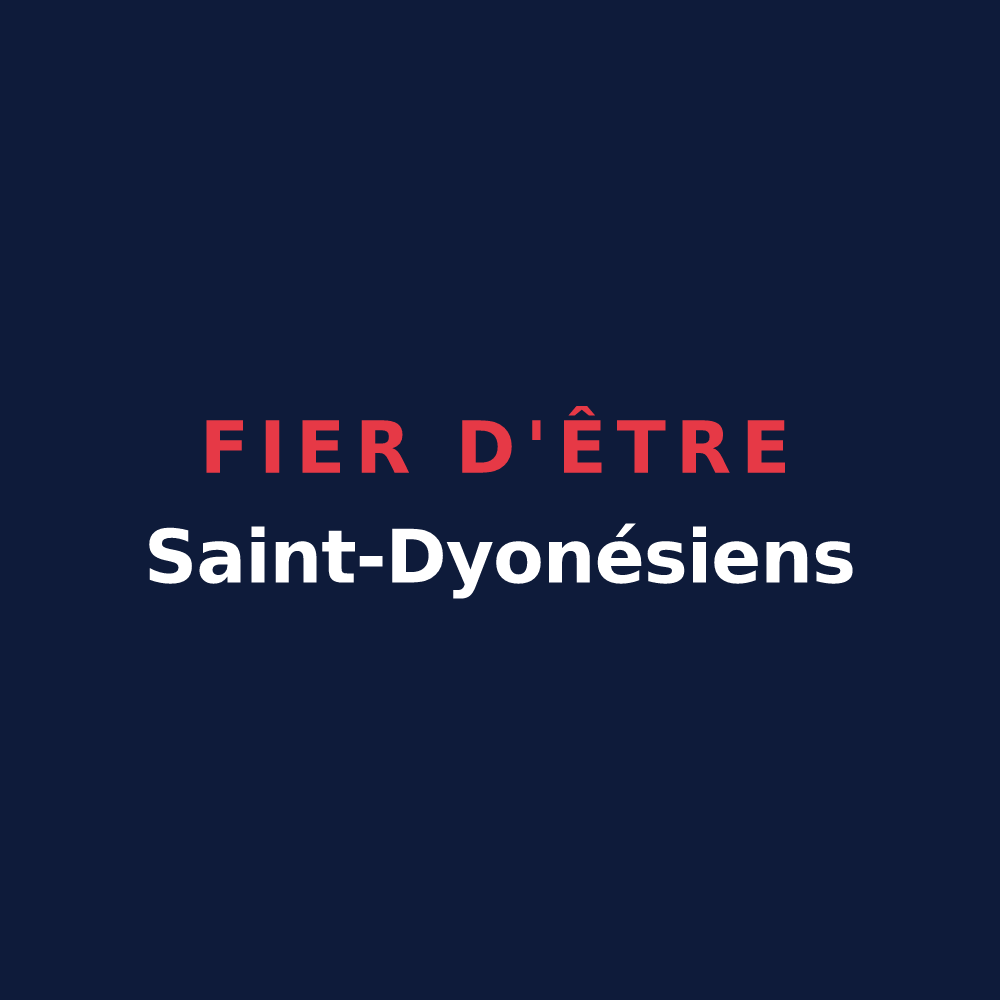 T-shirt « Fier d'être Saint-Dyonésiens » — design pour Saint-Denis-lès-Martel