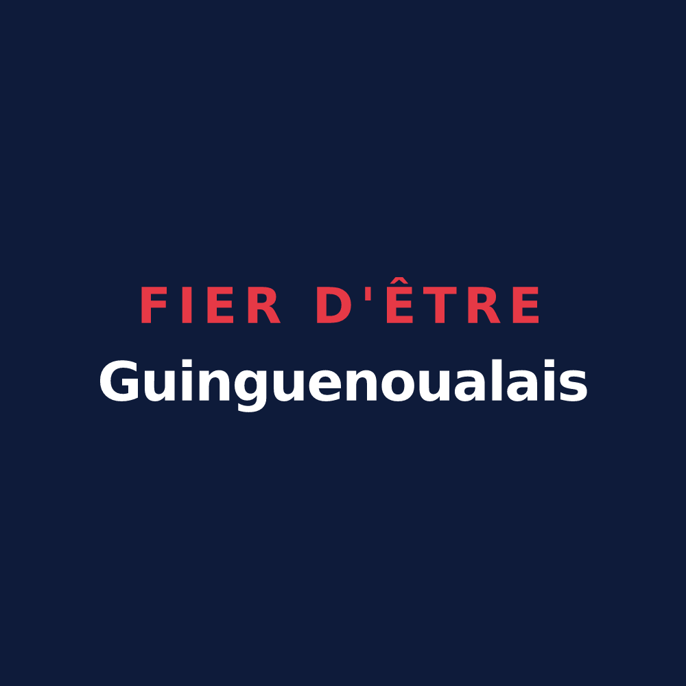 T-shirt « Fier d'être Guinguenoualais » — design pour Saint-Denoual