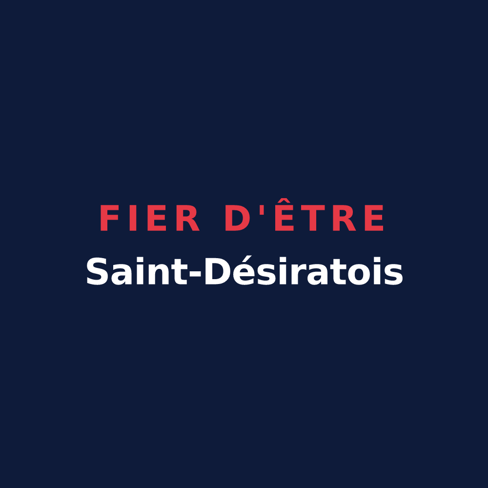 T-shirt « Fier d'être Saint-Désiratois » — design pour Saint-Désirat