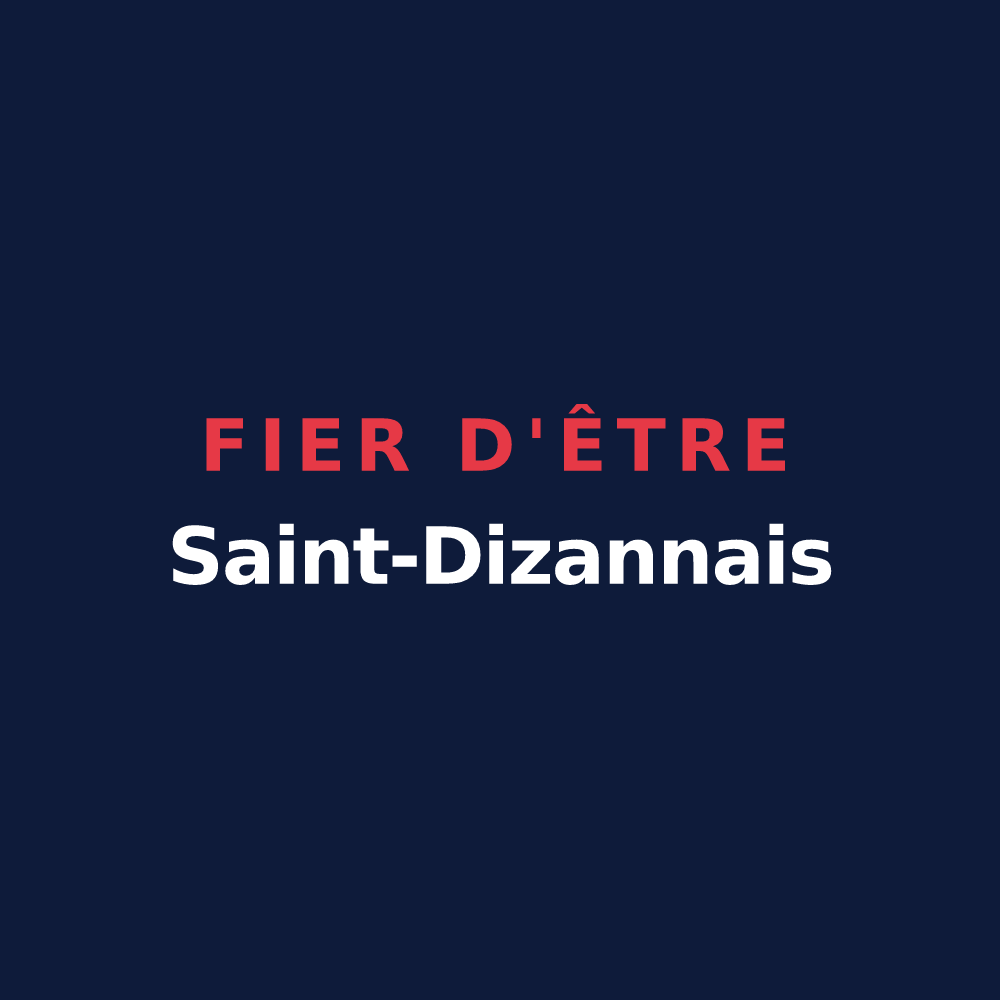 T-shirt « Fier d'être Saint-Dizannais » — design pour Saint-Dizant-du-Bois