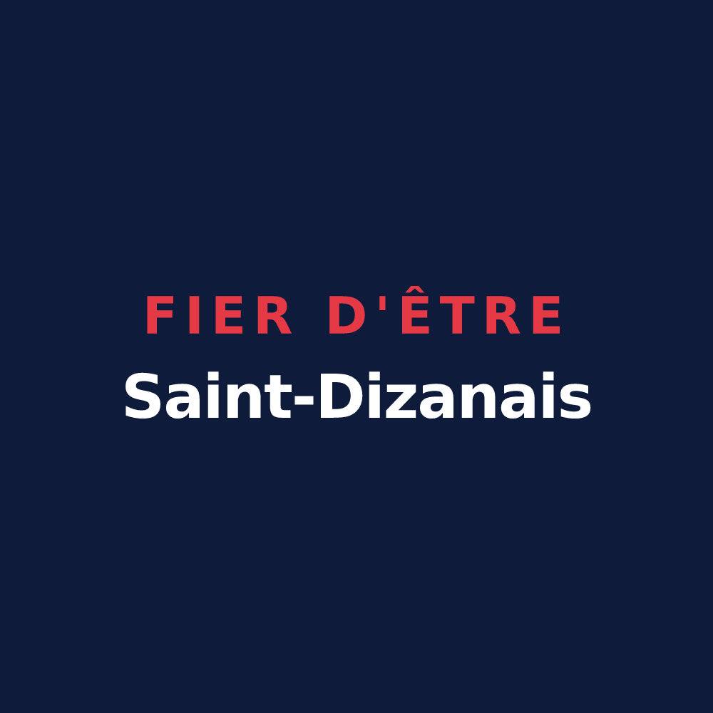 T-shirt « Fier d'être Saint-Dizanais » — design pour Saint-Dizant-du-Gua