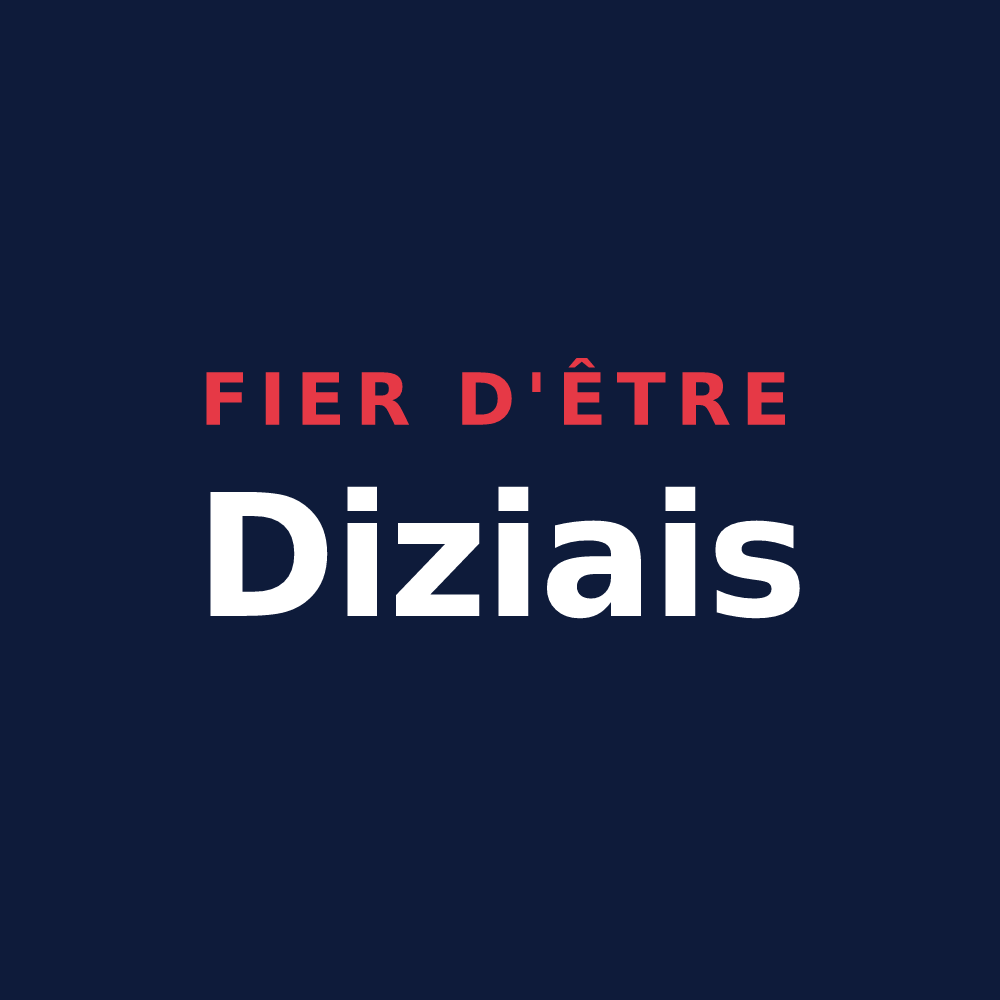 T-shirt « Fier d'être Diziais » — design pour Saint-Dizier-l'Évêque