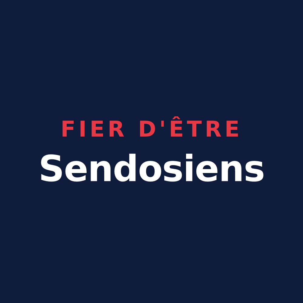 T-shirt « Fier d'être Sendosiens » — design pour Saint-Dos