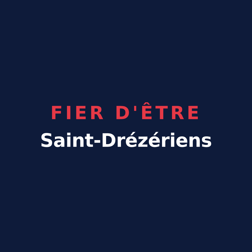 T-shirt « Fier d'être Saint-Drézériens » — design pour Saint-Drézéry