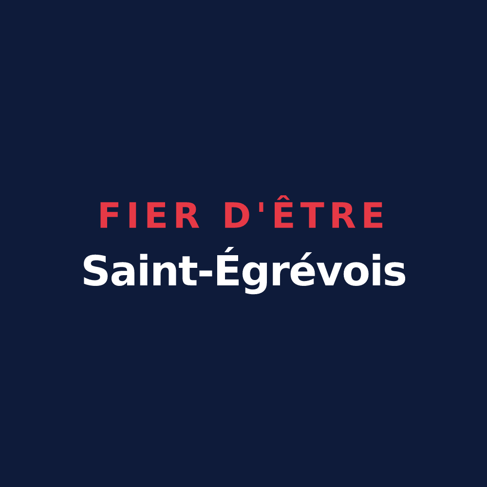 T-shirt « Fier d'être Saint-Égrévois » — design pour Saint-Égrève