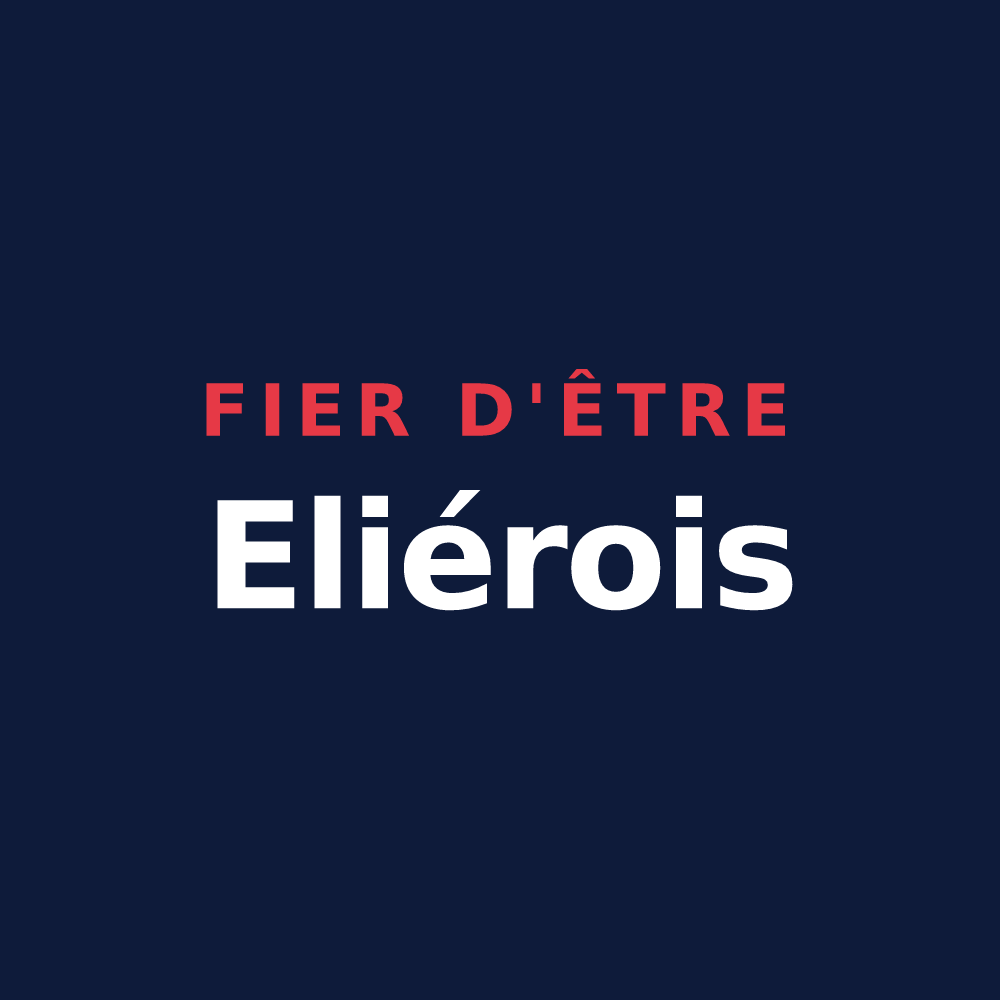T-shirt « Fier d'être Eliérois » — design pour Saint-Élier