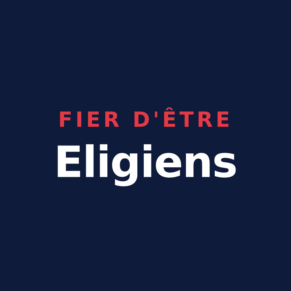 T-shirt « Fier d'être Eligiens » — design pour Saint-Éloi-de-Fourques