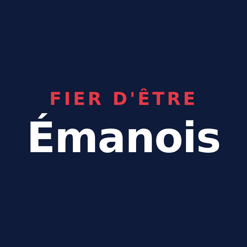 T-shirt « Fier d'être Émanois » — design pour Saint-Éman