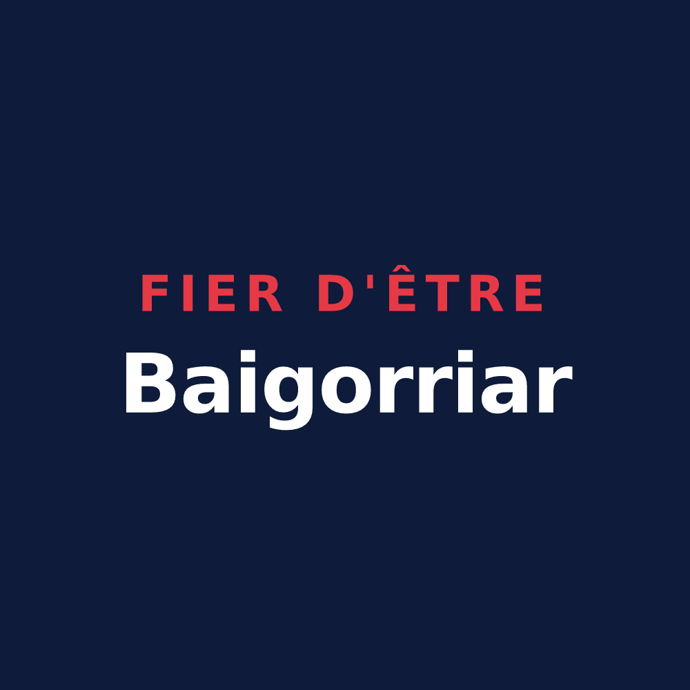 T-shirt « Fier d'être Baigorriar » — design pour Saint-Étienne-de-Baïgorry