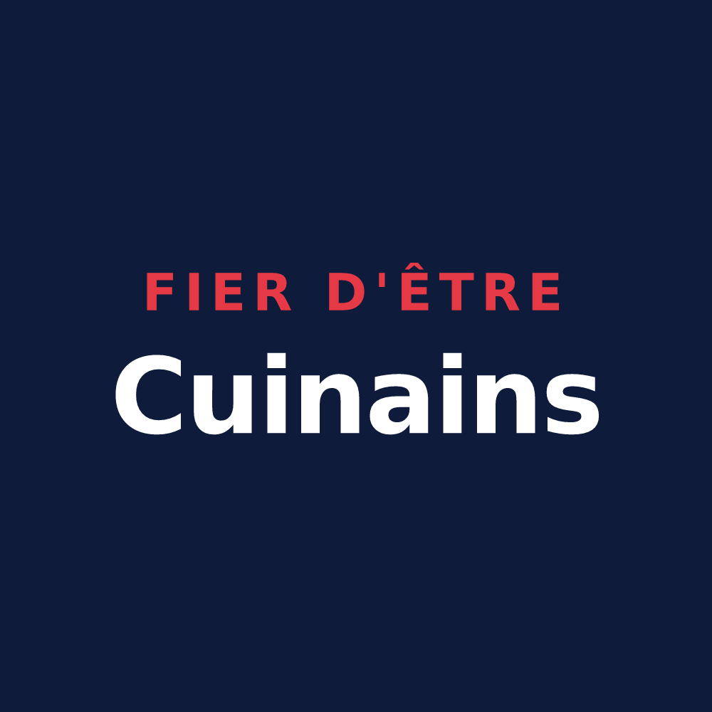 T-shirt « Fier d'être Cuinains » — design pour Saint-Étienne-de-Cuines