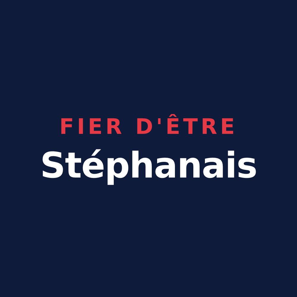 T-shirt « Fier d'être Stéphanais » — design pour Saint-Étienne-du-Rouvray