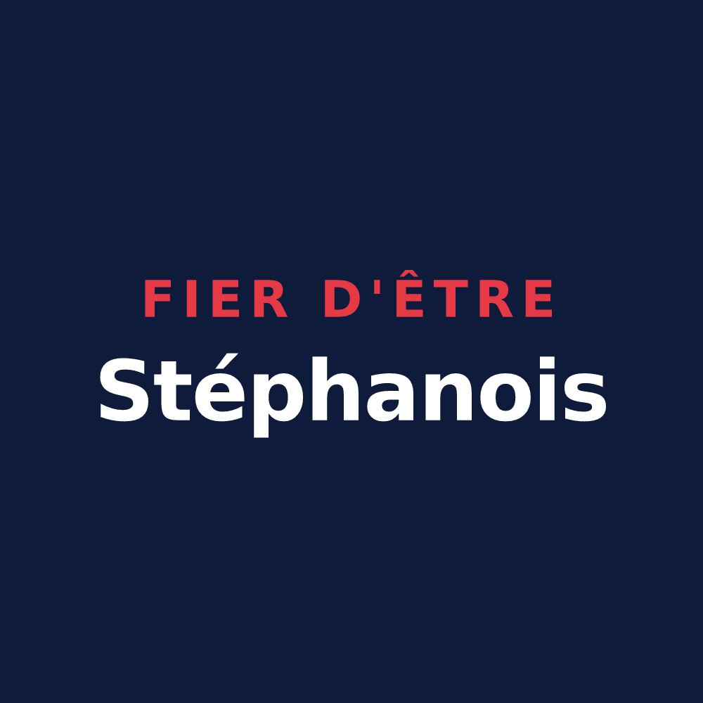 T-shirt « Fier d'être Stéphanois » — design pour Saint-Étienne-le-Molard