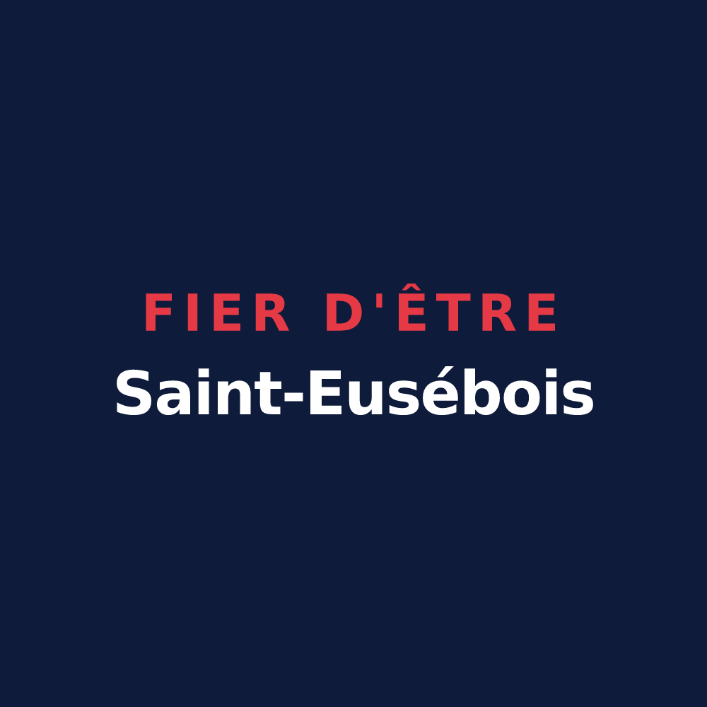 T-shirt « Fier d'être Saint-Eusébois » — design pour Saint-Eusèbe