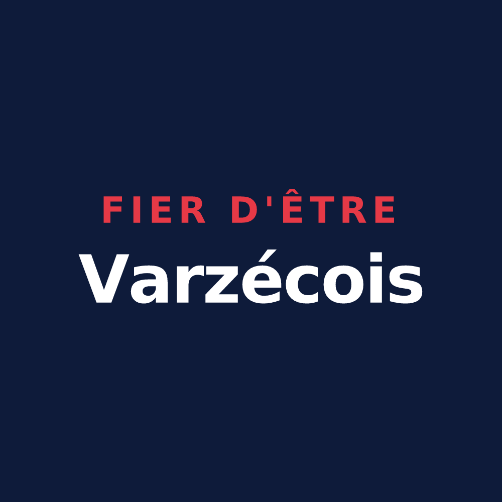 T-shirt « Fier d'être Varzécois » — design pour Saint-Évarzec