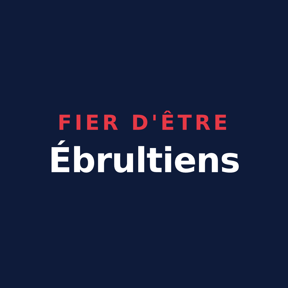 T-shirt « Fier d'être Ébrultiens » — design pour Saint-Evroult-Notre-Dame-du-Bois