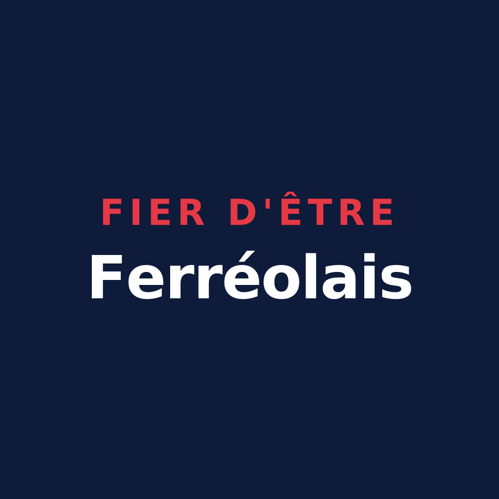 T-shirt « Fier d'être Ferréolais » — design pour Saint-Fargeau-Ponthierry