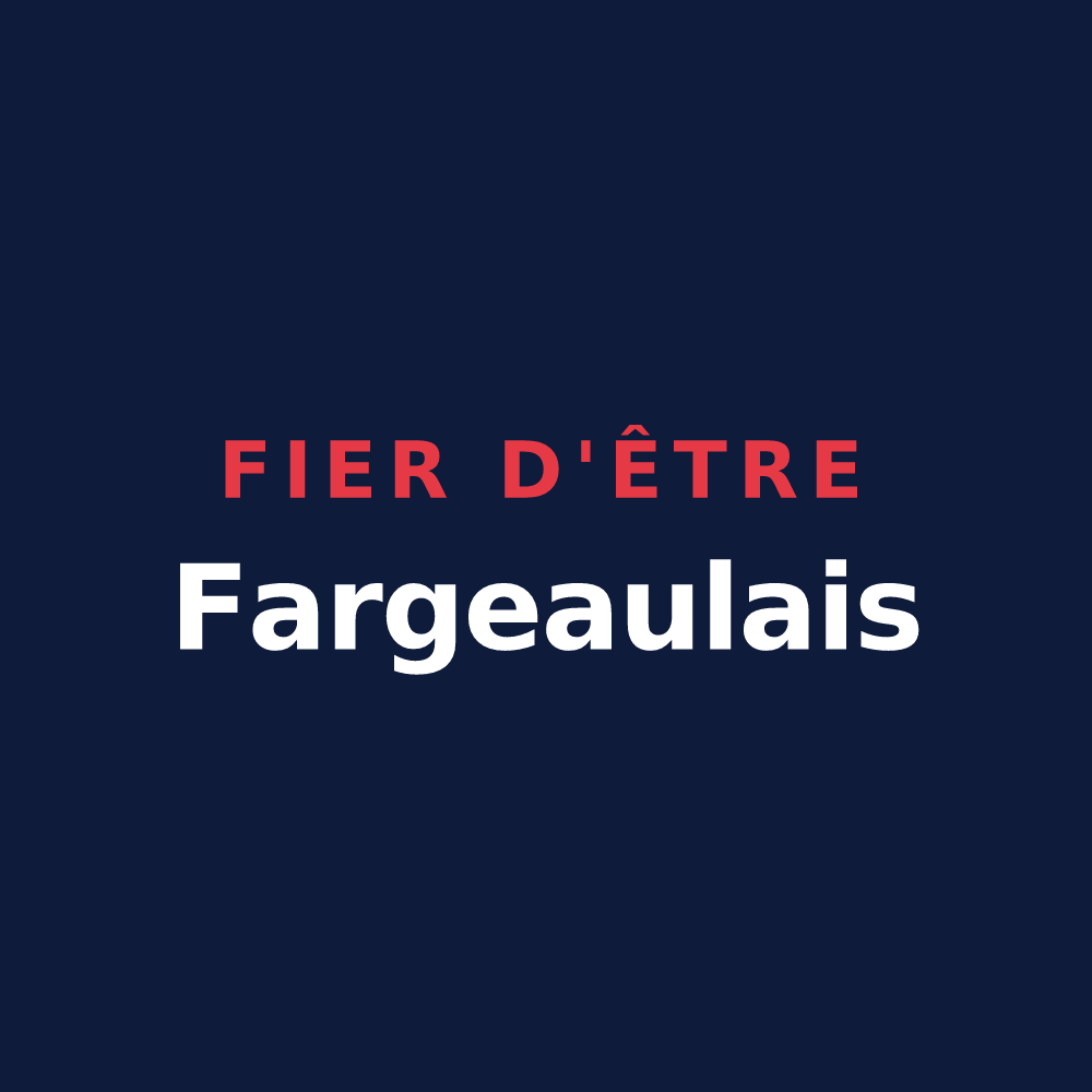 T-shirt « Fier d'être Fargeaulais » — design pour Saint-Fargeau