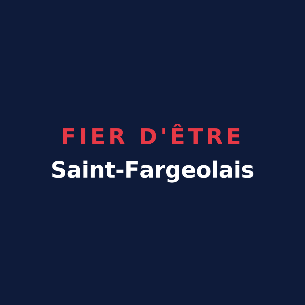 T-shirt « Fier d'être Saint-Fargeolais » — design pour Saint-Fargeol