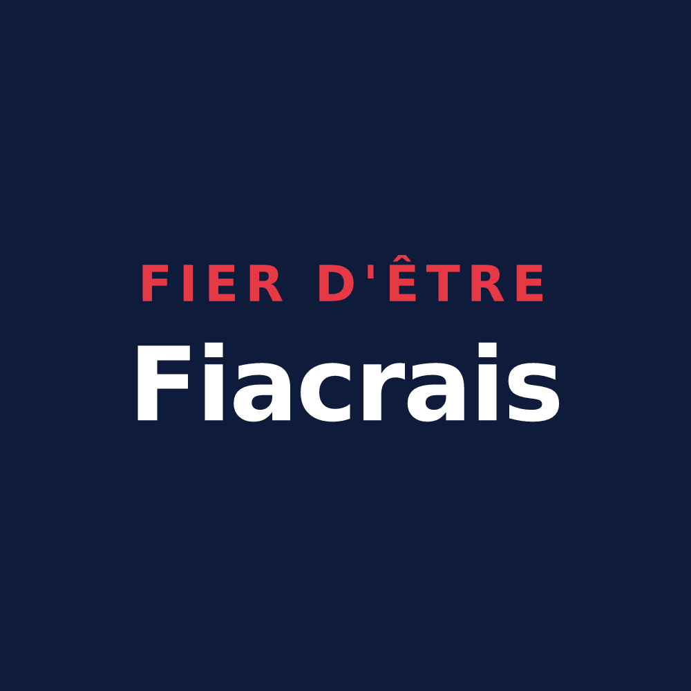 T-shirt « Fier d'être Fiacrais » — design pour Saint-Fiacre-sur-Maine
