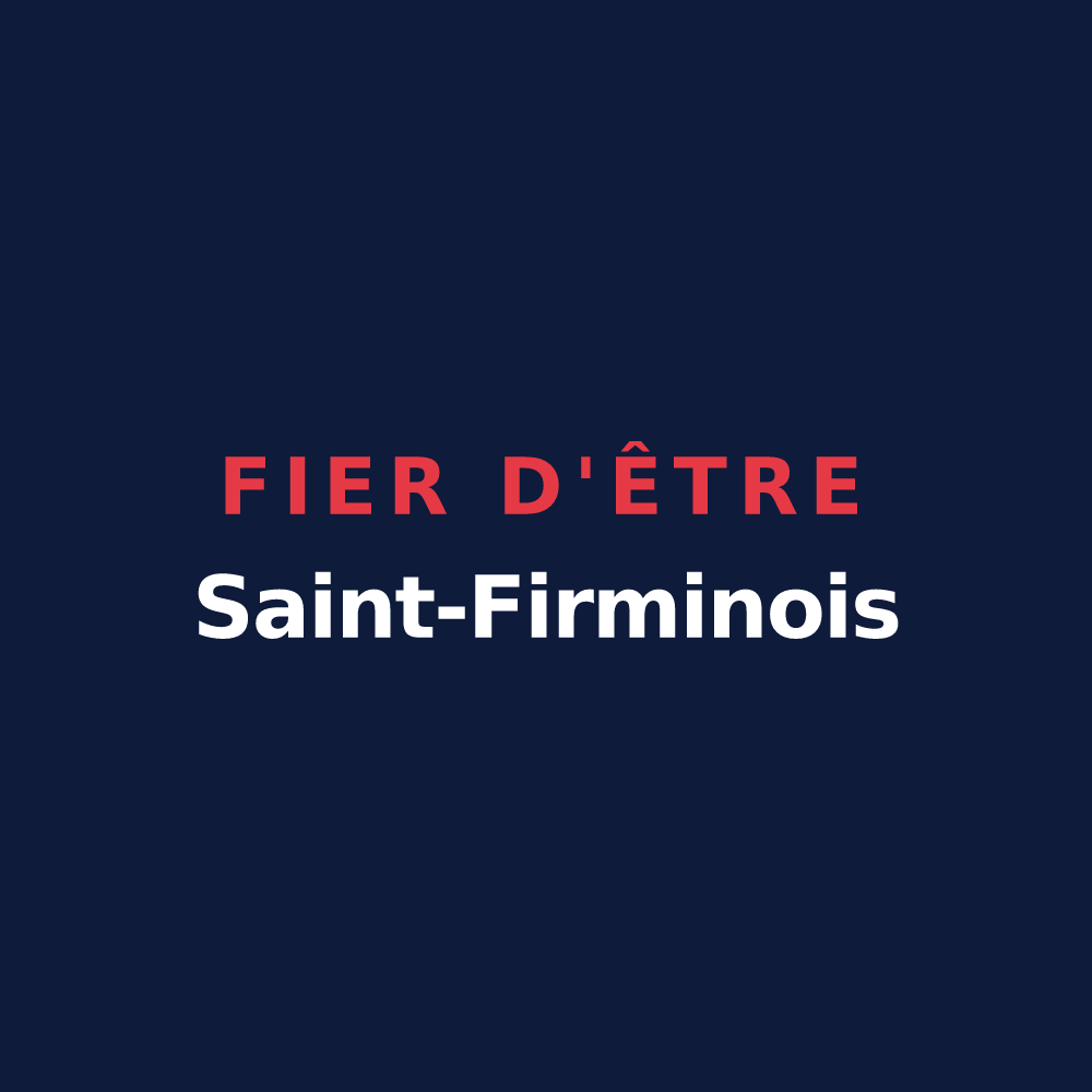 T-shirt « Fier d'être Saint-Firminois » — design pour Saint-Firmin-sur-Loire