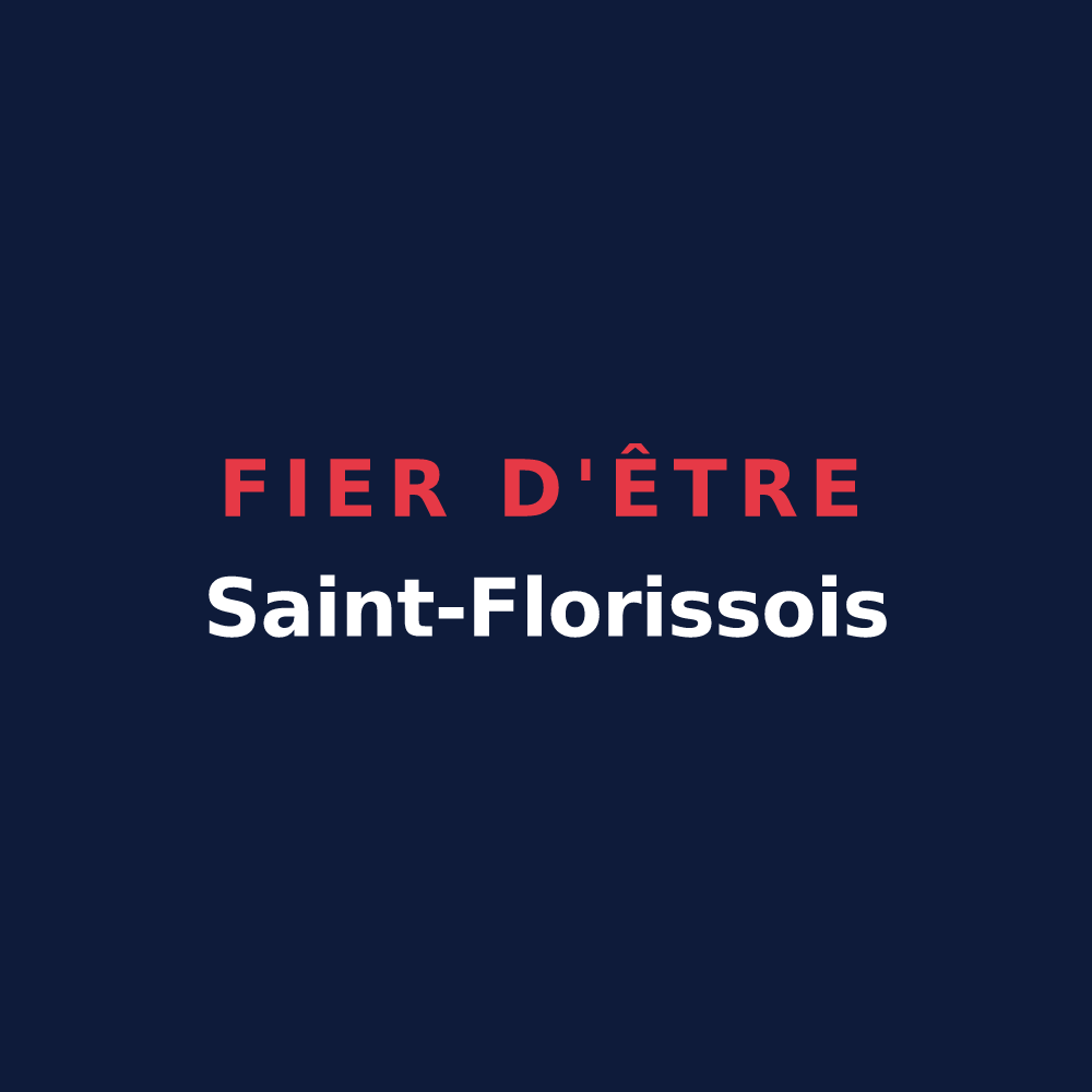 T-shirt « Fier d'être Saint-Florissois » — design pour Saint-Floris