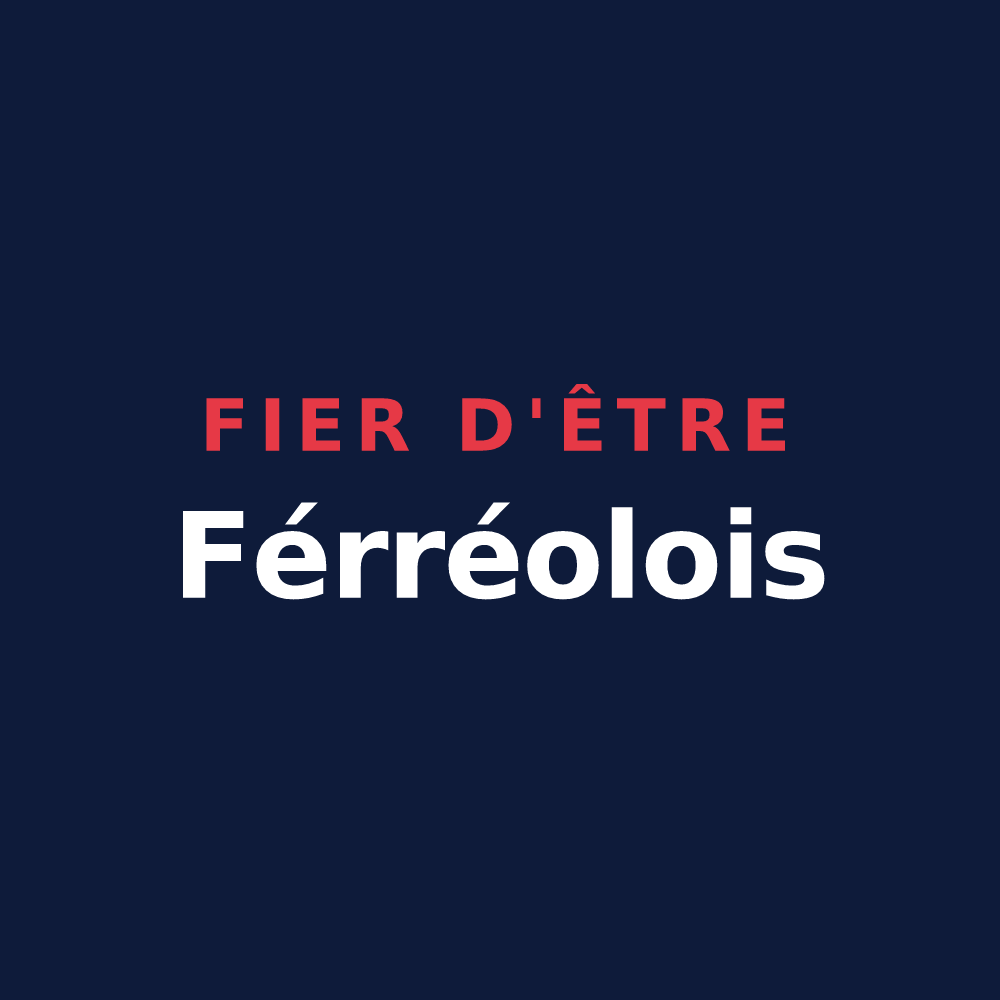 T-shirt « Fier d'être Férréolois » — design pour Saint-Forgeux-Lespinasse