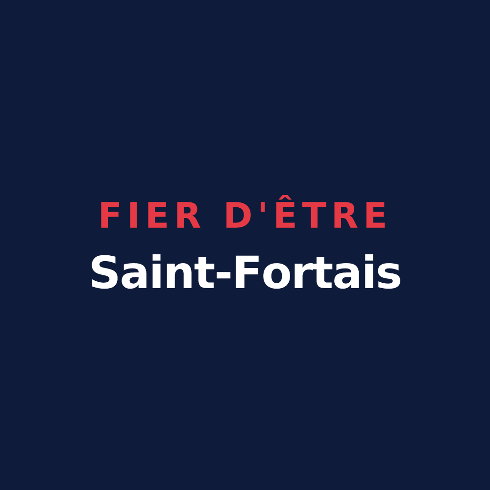 T-shirt « Fier d'être Saint-Fortais » — design pour Saint-Fort-sur-Gironde