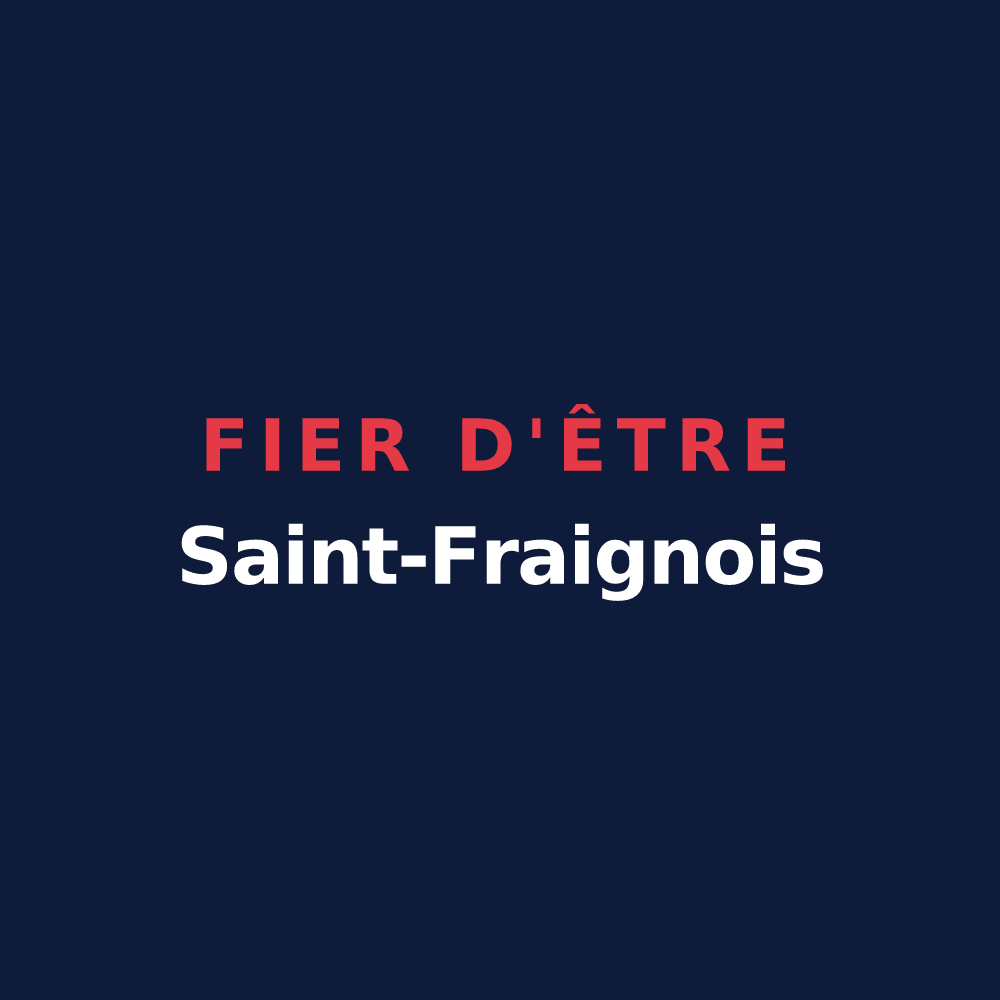 T-shirt « Fier d'être Saint-Fraignois » — design pour Saint-Fraigne