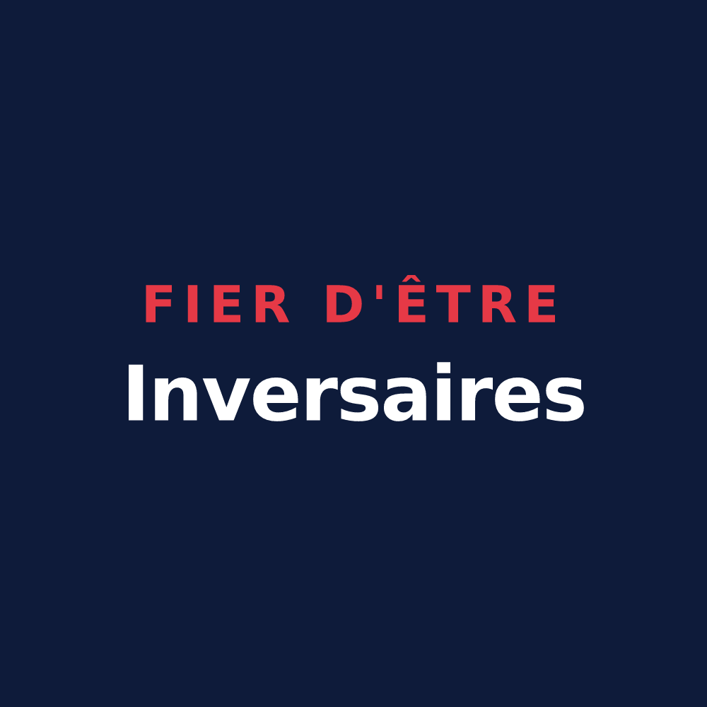 T-shirt « Fier d'être Inversaires » — design pour Saint François Longchamp