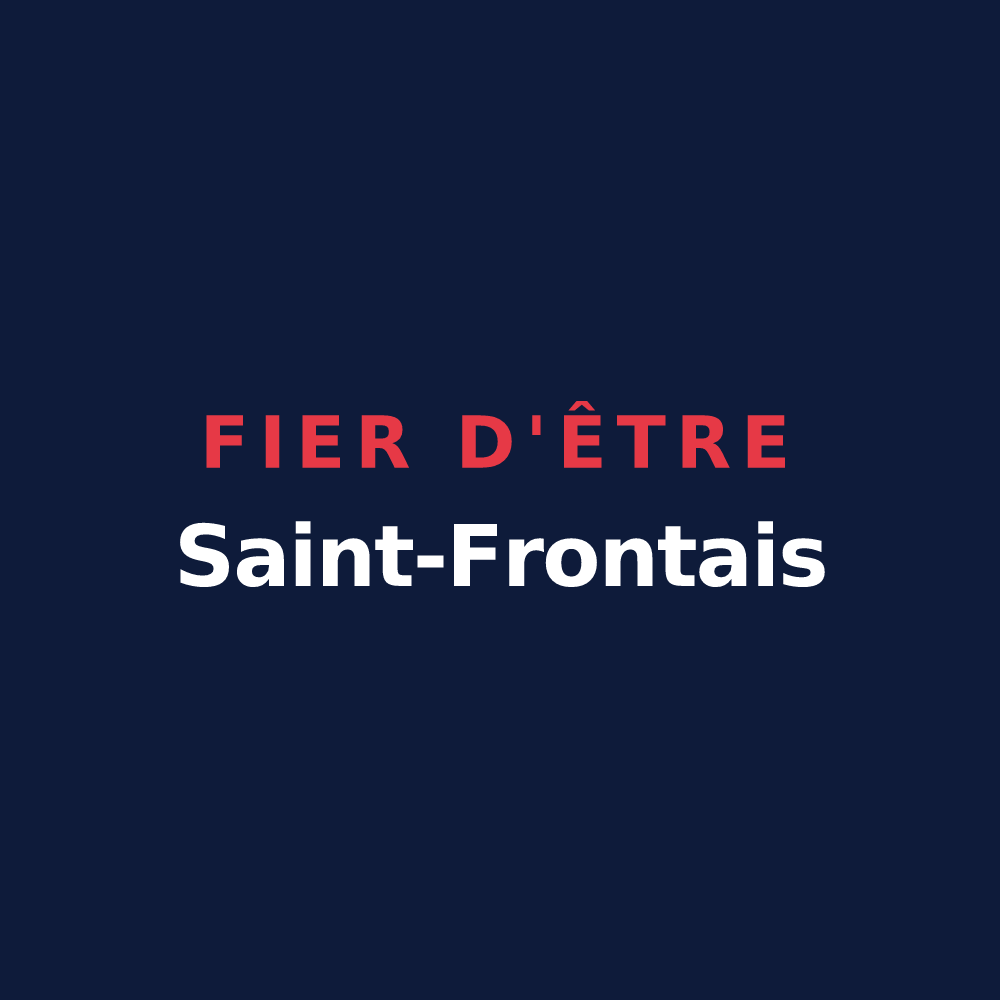 T-shirt « Fier d'être Saint-Frontais » — design pour Saint-Front-sur-Lémance