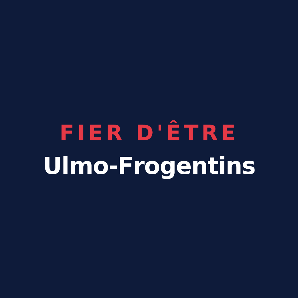 T-shirt « Fier d'être Ulmo-Frogentins » — design pour Saint-Fulgent-des-Ormes