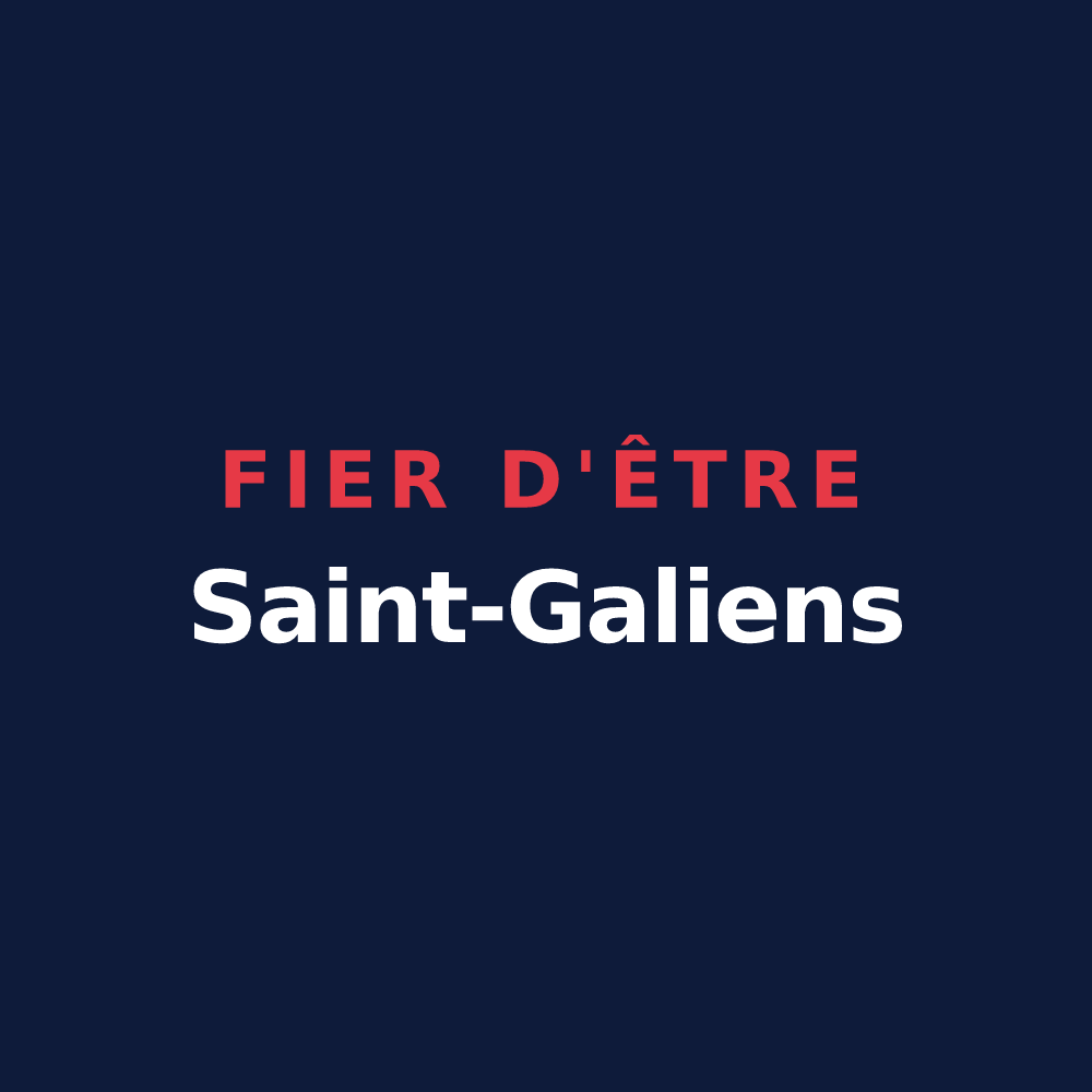 T-shirt « Fier d'être Saint-Galiens » — design pour Saint-Gal