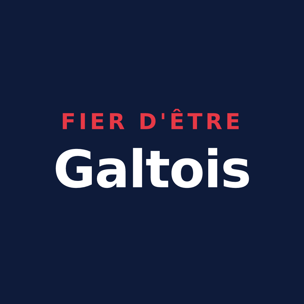 T-shirt « Fier d'être Galtois » — design pour Saint-Gaultier