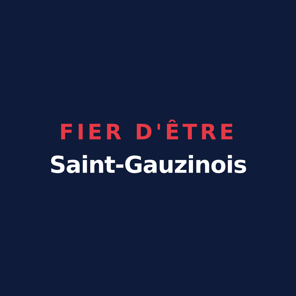 T-shirt « Fier d'être Saint-Gauzinois » — design pour Saint-Gauzens