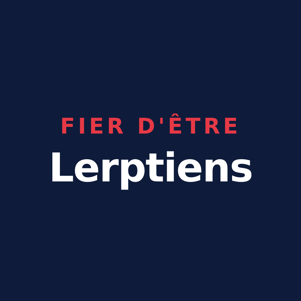 T-shirt « Fier d'être Lerptiens » — design pour Saint-Genest-Lerpt