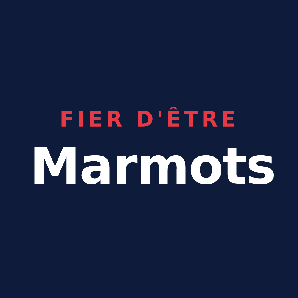 T-shirt « Fier d'être Marmots » — design pour Saint Geniez d'Olt et d'Aubrac