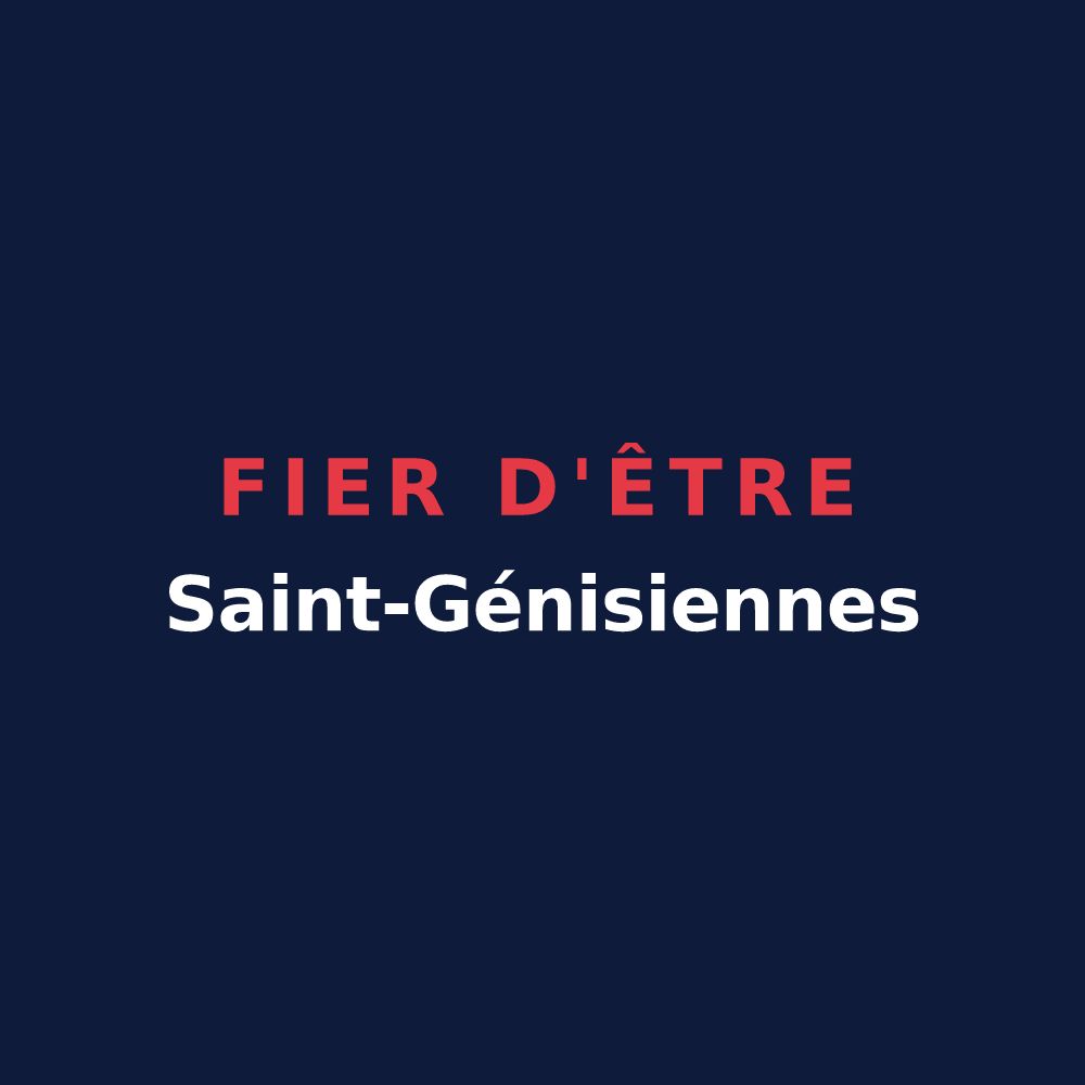 T-shirt « Fier d'être Saint-Génisiennes » — design pour Saint-Génis-des-Fontaines