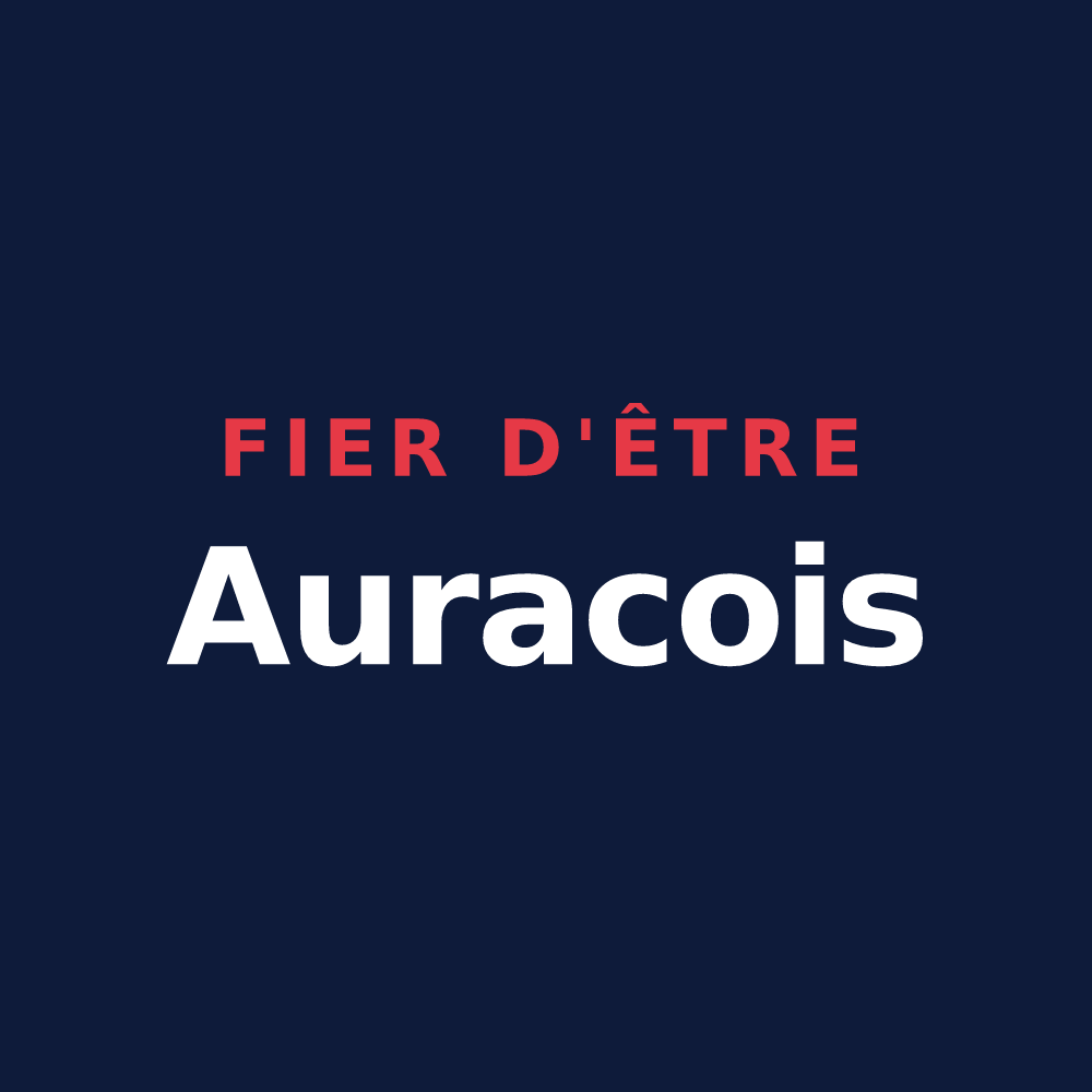 T-shirt « Fier d'être Auracois » — design pour Saint-Georges-d'Aurac