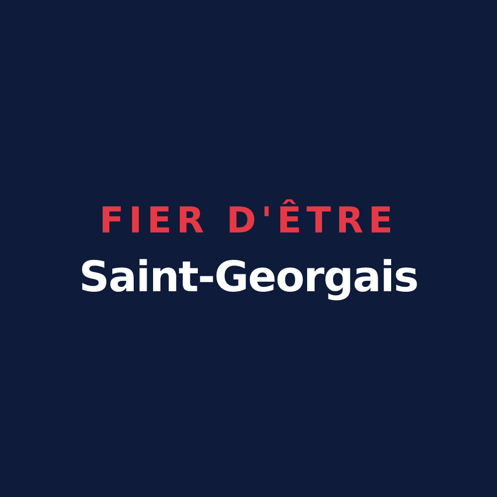 T-shirt « Fier d'être Saint-Georgais » — design pour Saint-Georges-d'Oléron