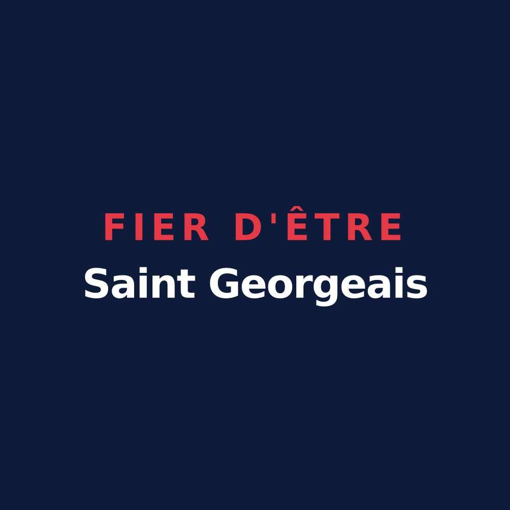 T-shirt « Fier d'être Saint Georgeais » — design pour Saint-Georges-du-Vièvre