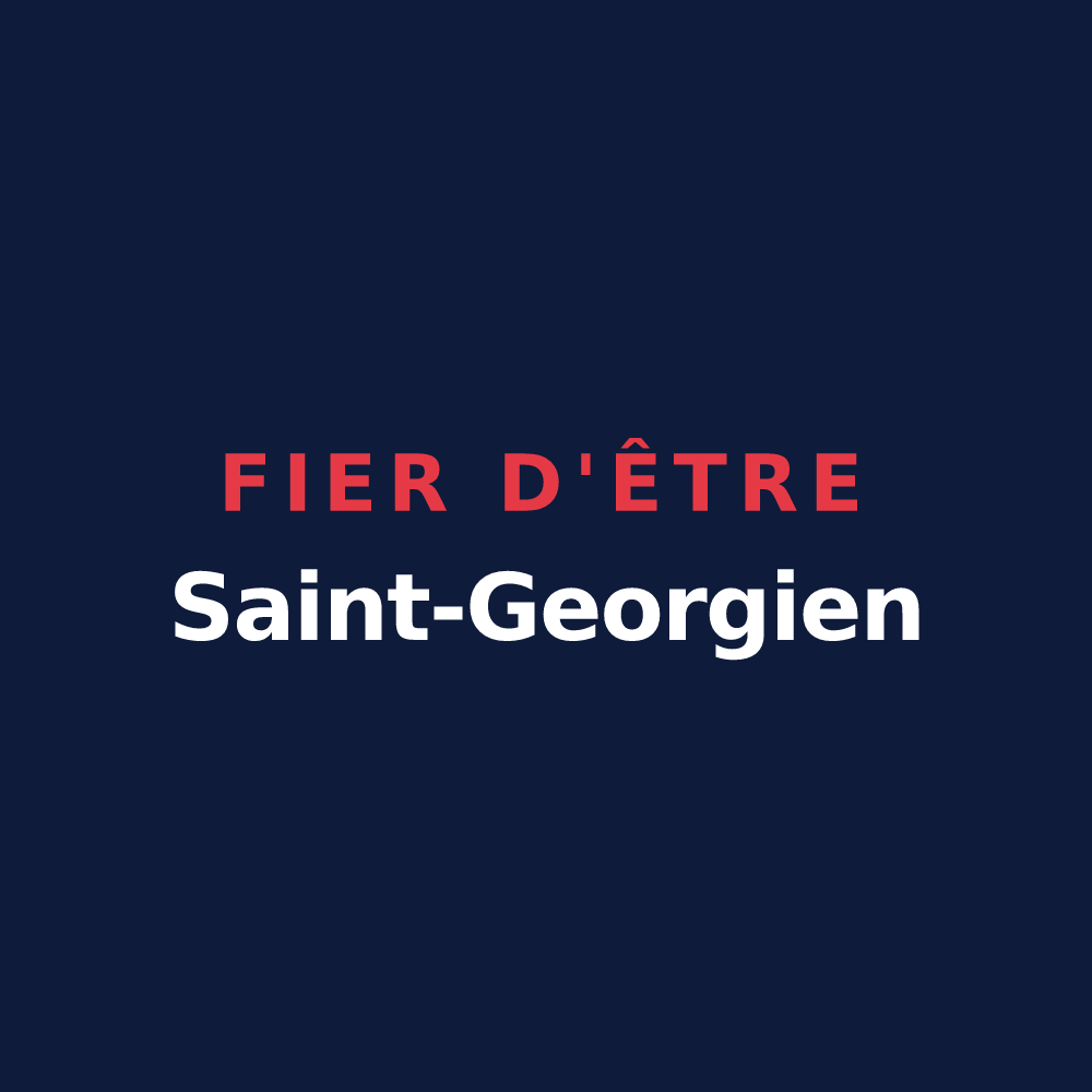 T-shirt « Fier d'être Saint-Georgien » — design pour Saint-Georges-sur-Eure